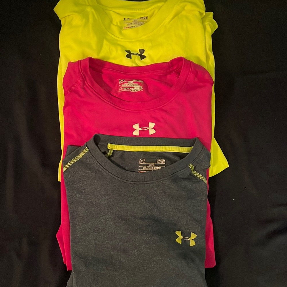 3 Under Armour Shirts